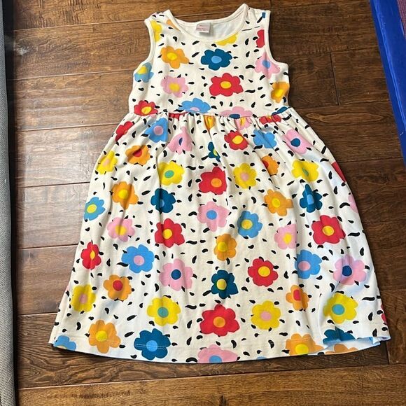 Hanna Andersson Floral Cotton Tank Style Dress, size 10! - Picture 1 of 7